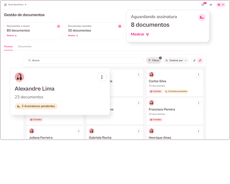 Documentos organizados e assinados sem sair da Flash-1