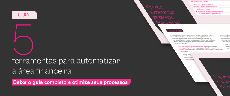 banner sobre ferramentas sobre automatização de gestão financeira
