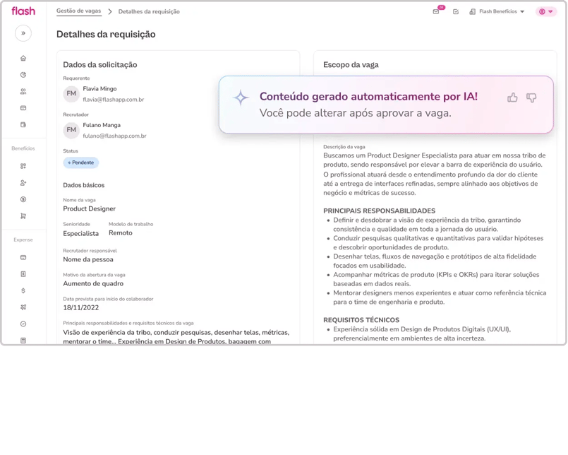 _ Requisição e visão para gestores