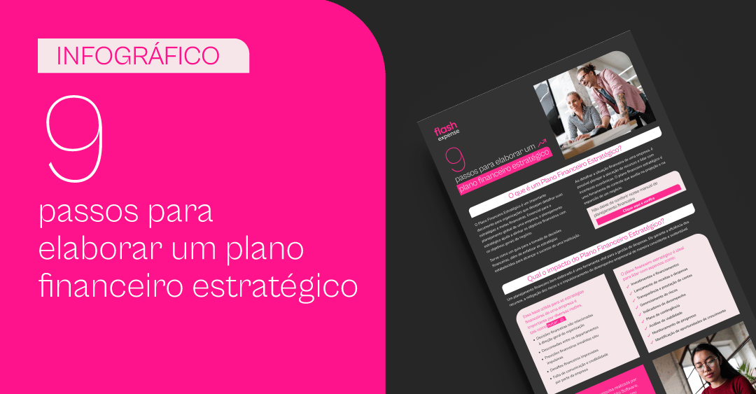 Banner - Infográfico: 9 passos para elaborar um Plano Financeiro Estratégico