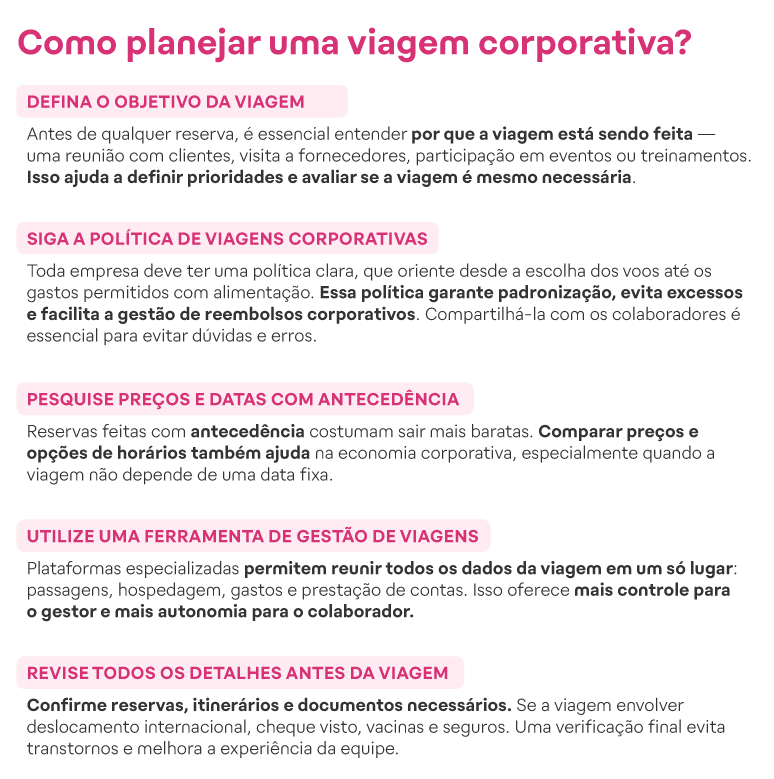 O que é e como fazer a gestão de viagens corporativas na empresa