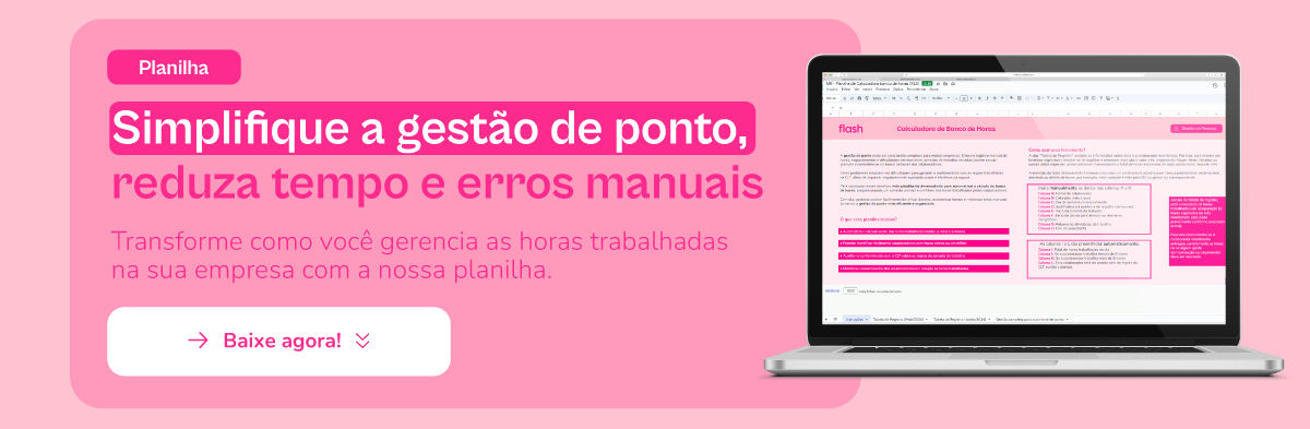 Planilha calculadora de banco de horas