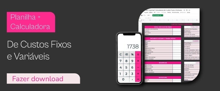 calculadora custos fixos e variáveis