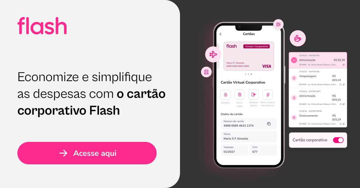 economize e simplifique as despesas com o cartão corporativo da flash