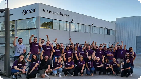 colaboradores da empresa Razor