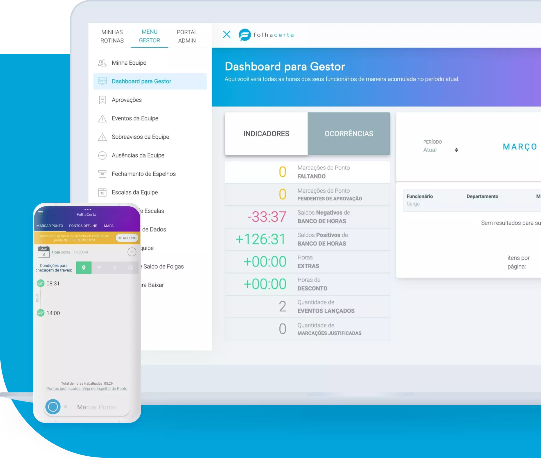 Logotipo da Folha certa